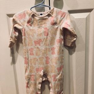 Janie and jack pink elephant onesie